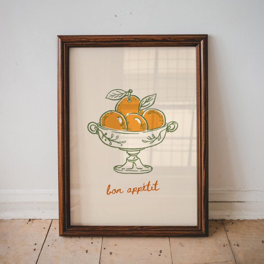 Bon Appétit Citrus Bowl Print