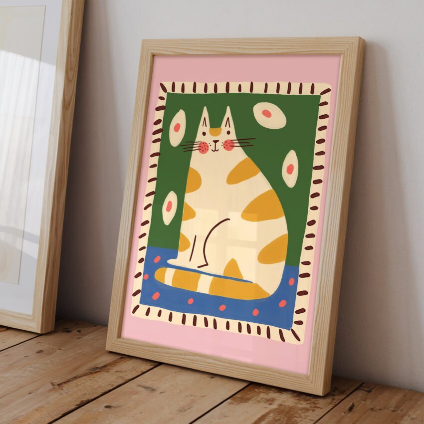 Whimsical Orange Cat - Image 2