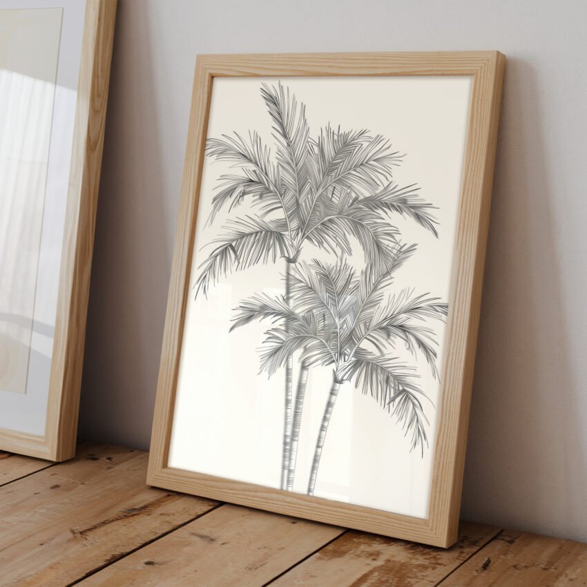 Tropical Palm Wall Art Print - Image 2