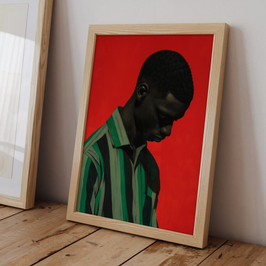Man in Green Stripes - Image 2