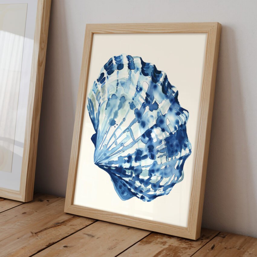 Ocean Blue Seashell - Image 2