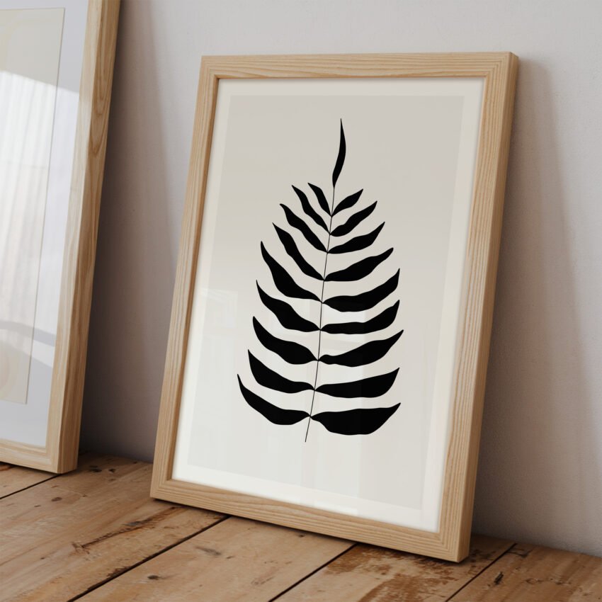 Minimalist Fern Silhouette - Image 2