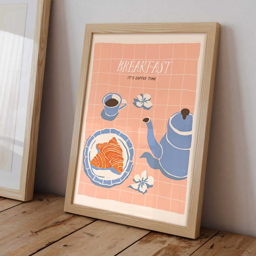 Breakfast Coffee Time Wall Art - Image 2