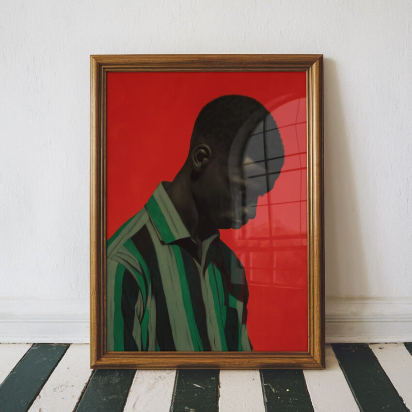 Man in Green Stripes - Image 3
