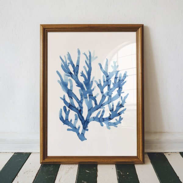 Blue Coral Reef Wall Art