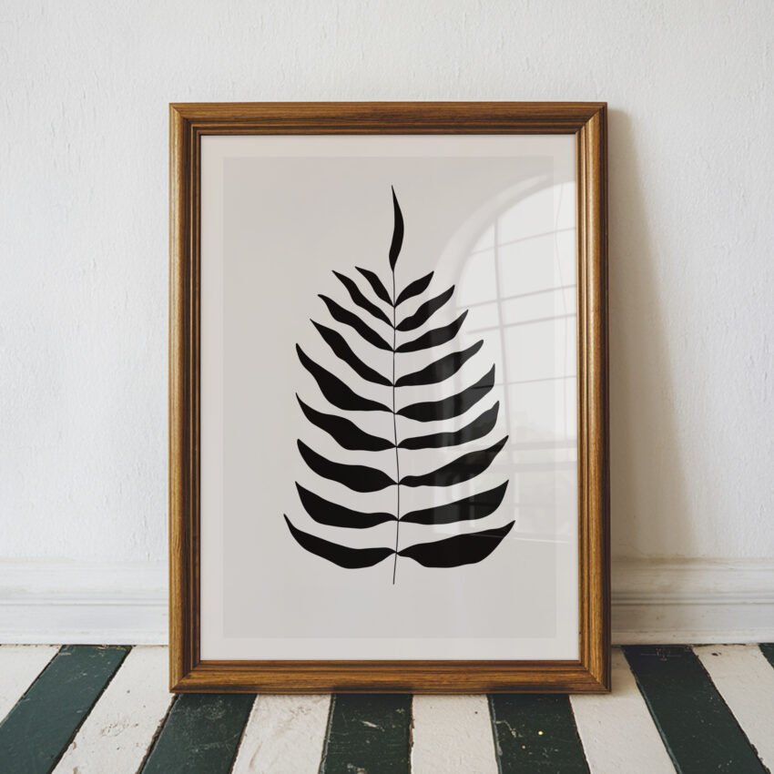 Minimalist Fern Silhouette - Image 3