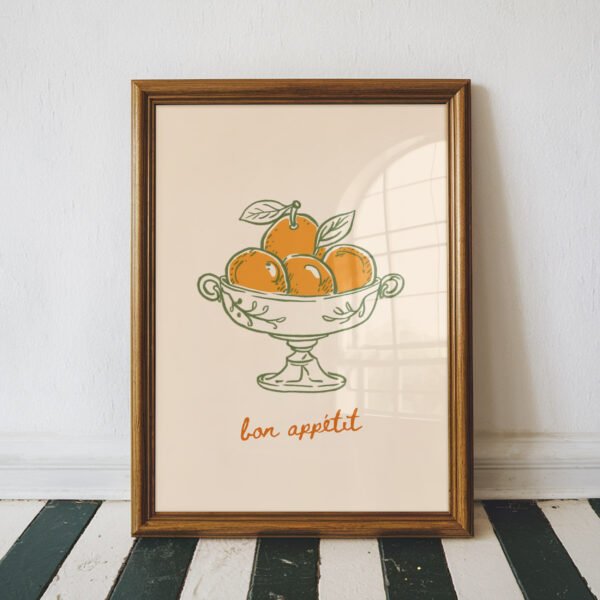 Bon Appétit Citrus Bowl Print