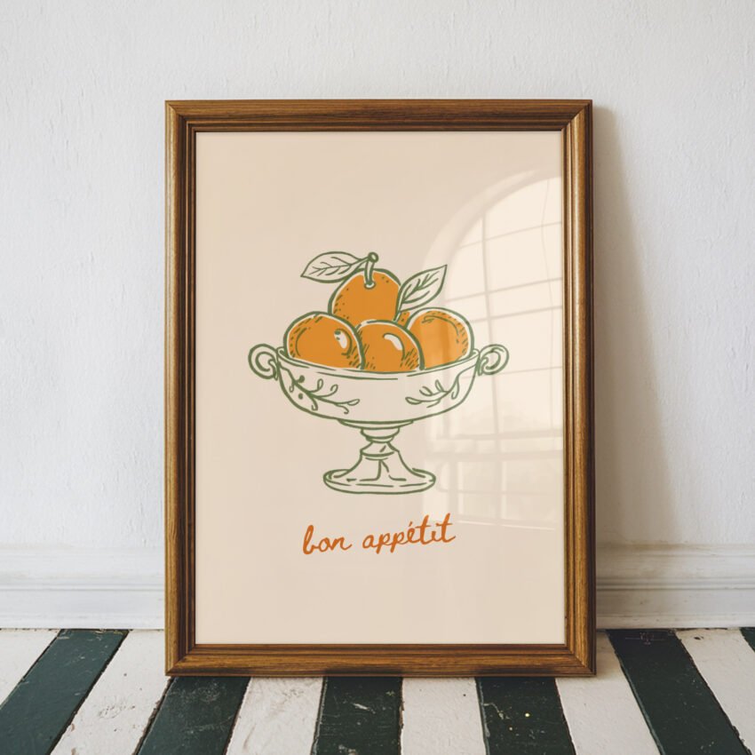 Bon Appétit Citrus Bowl Print