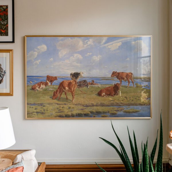 Grazing Cows on the Island of Saltholm