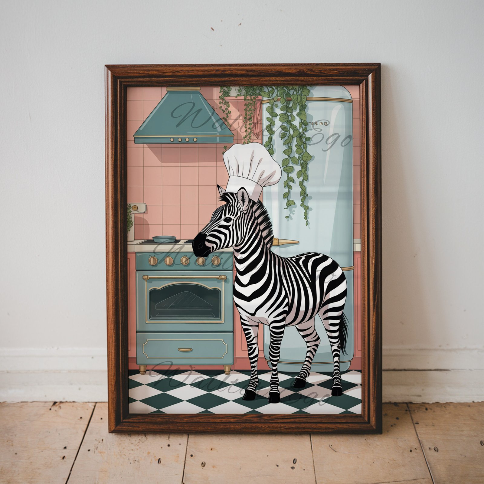 Chef Zebra in the Kitchen - Image 3