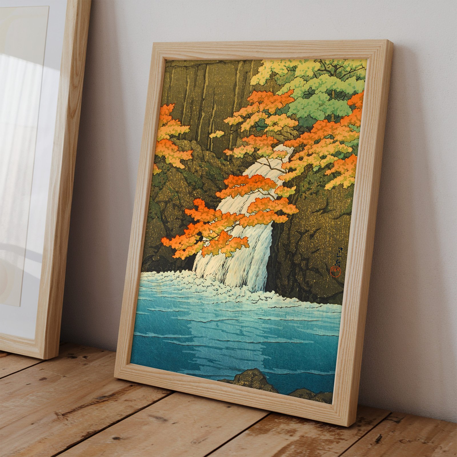 Senju Waterfall at Akame by Kawase Hasui - Image 2