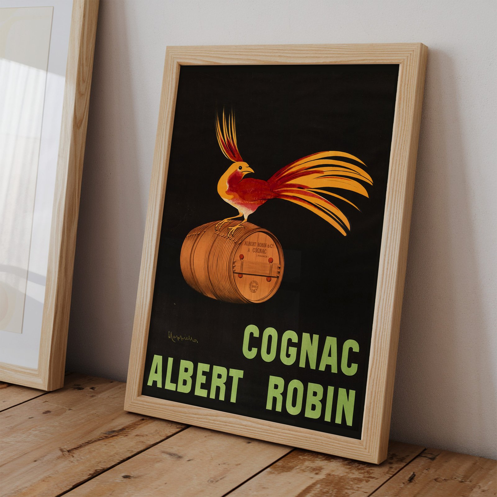 Cognac Albert Robin Vintage Poster - Image 2