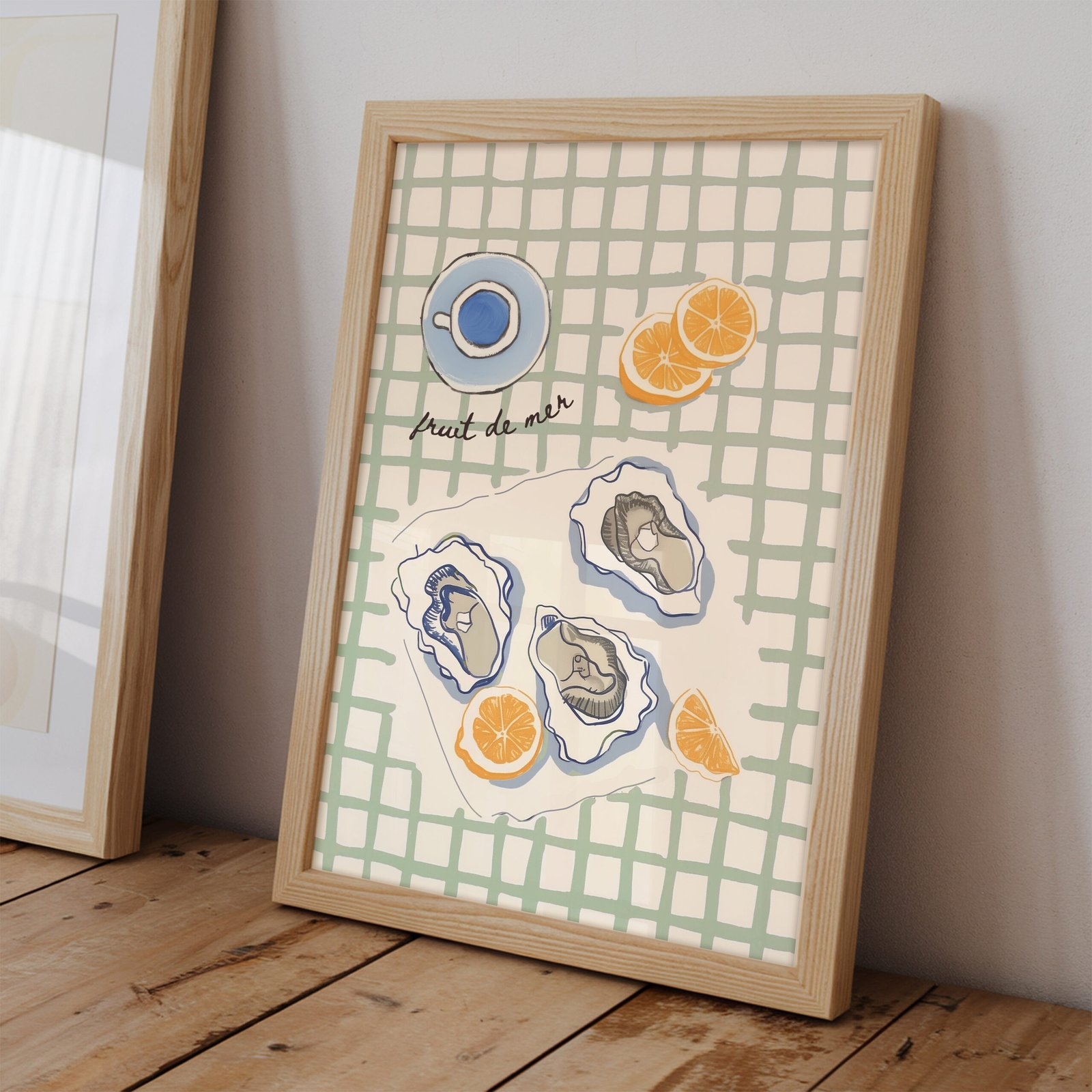 Fruit de Mer Oyster Print - Image 2