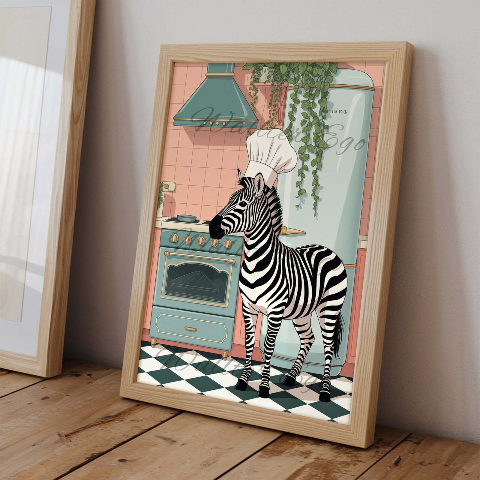 Chef Zebra in the Kitchen - Image 2