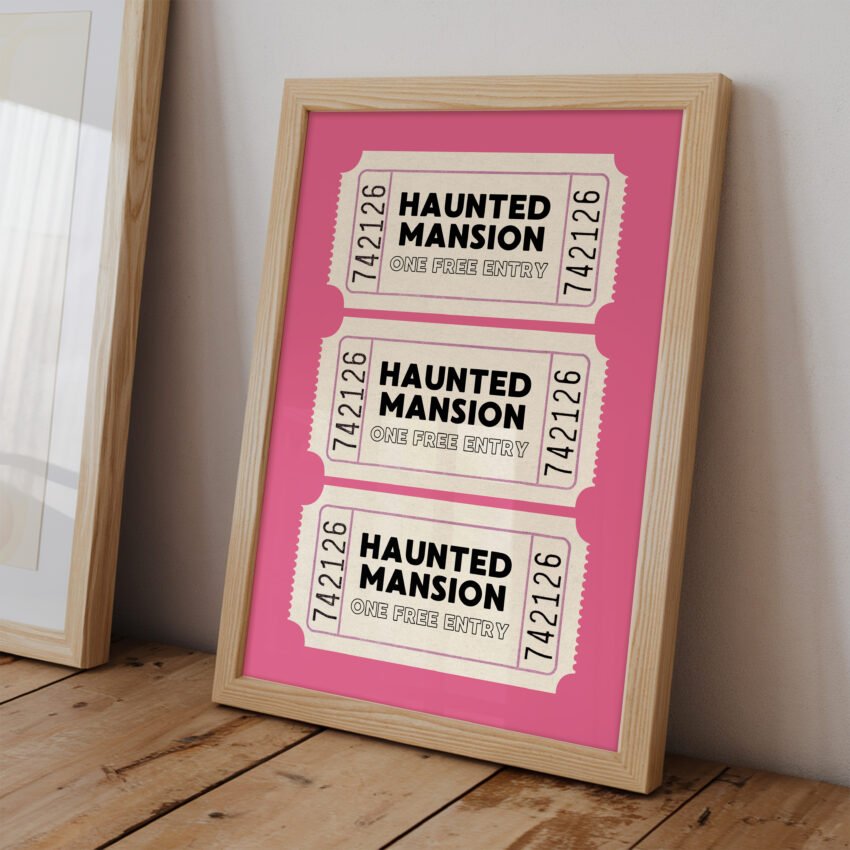 Haunted Mansion Ticket - Image 2