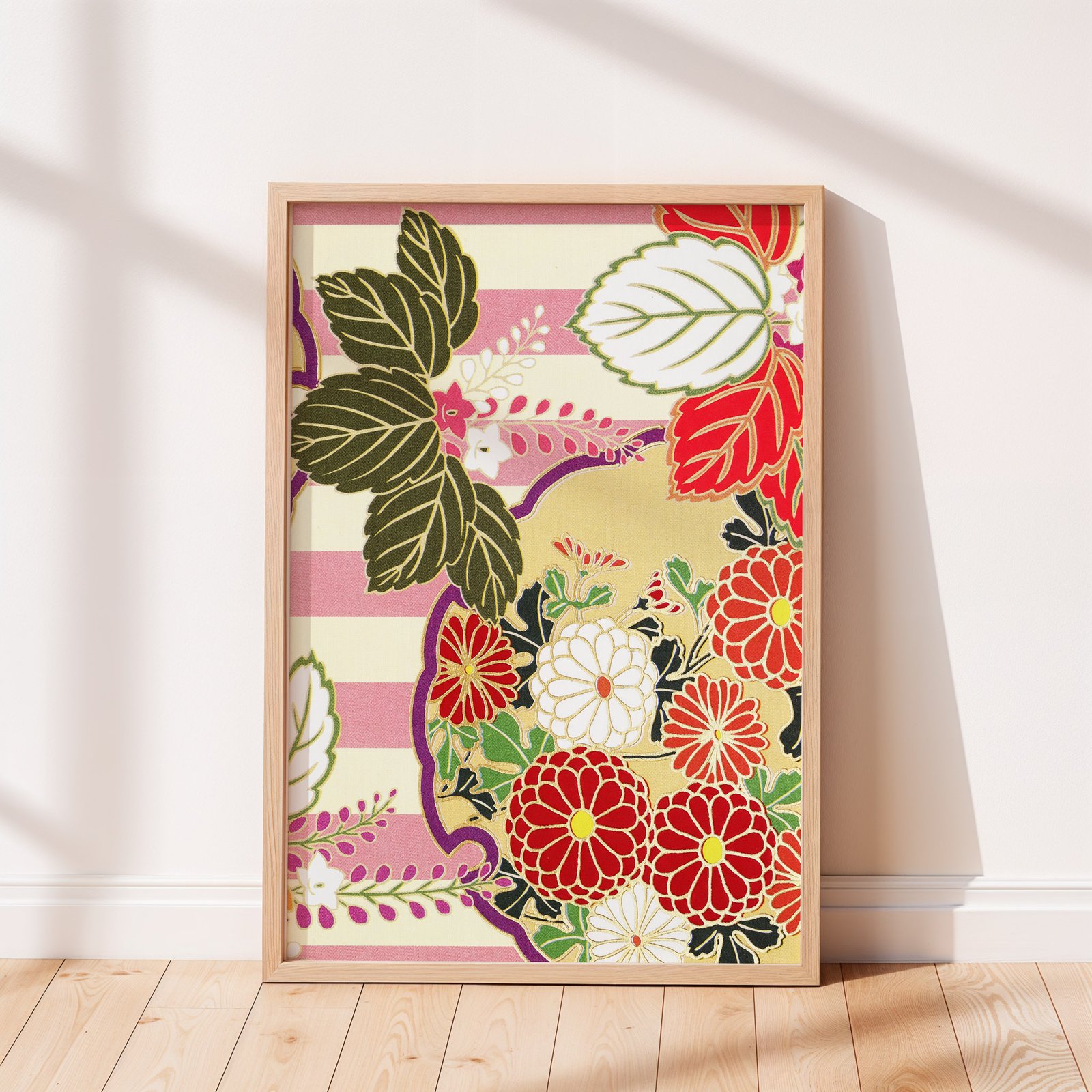 Japanese Floral Kimono Pattern - Image 3