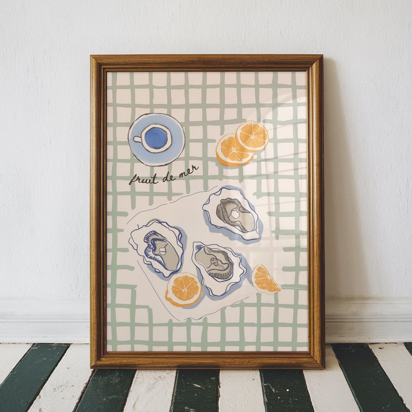 Fruit de Mer Oyster Print - Image 3