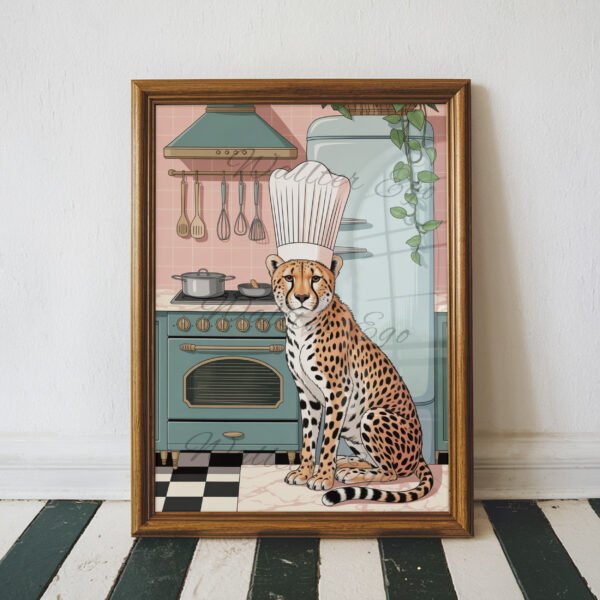 Chef Cheetah in the Kitchen