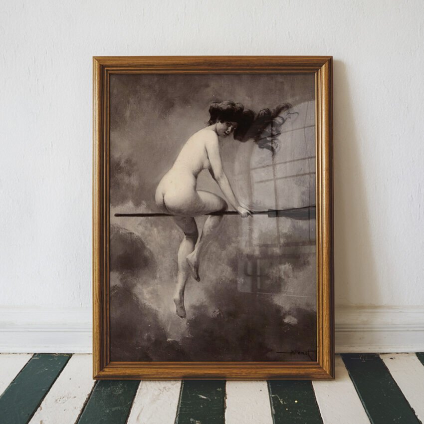 Witch on a Broom by Albert Joseph Penot - Image 3