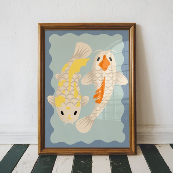 Koi Fish Wall Art