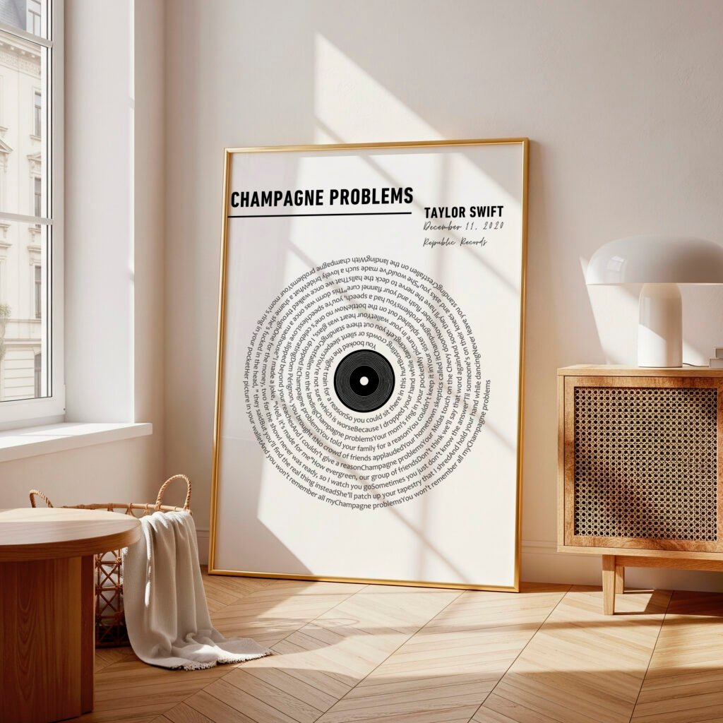 Custom Song Lyric Vinyl