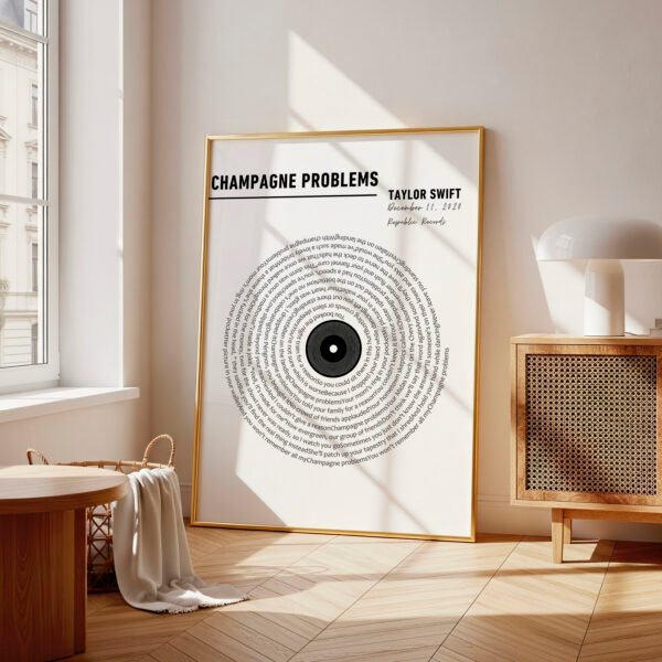 Custom Song Lyric Vinyl
