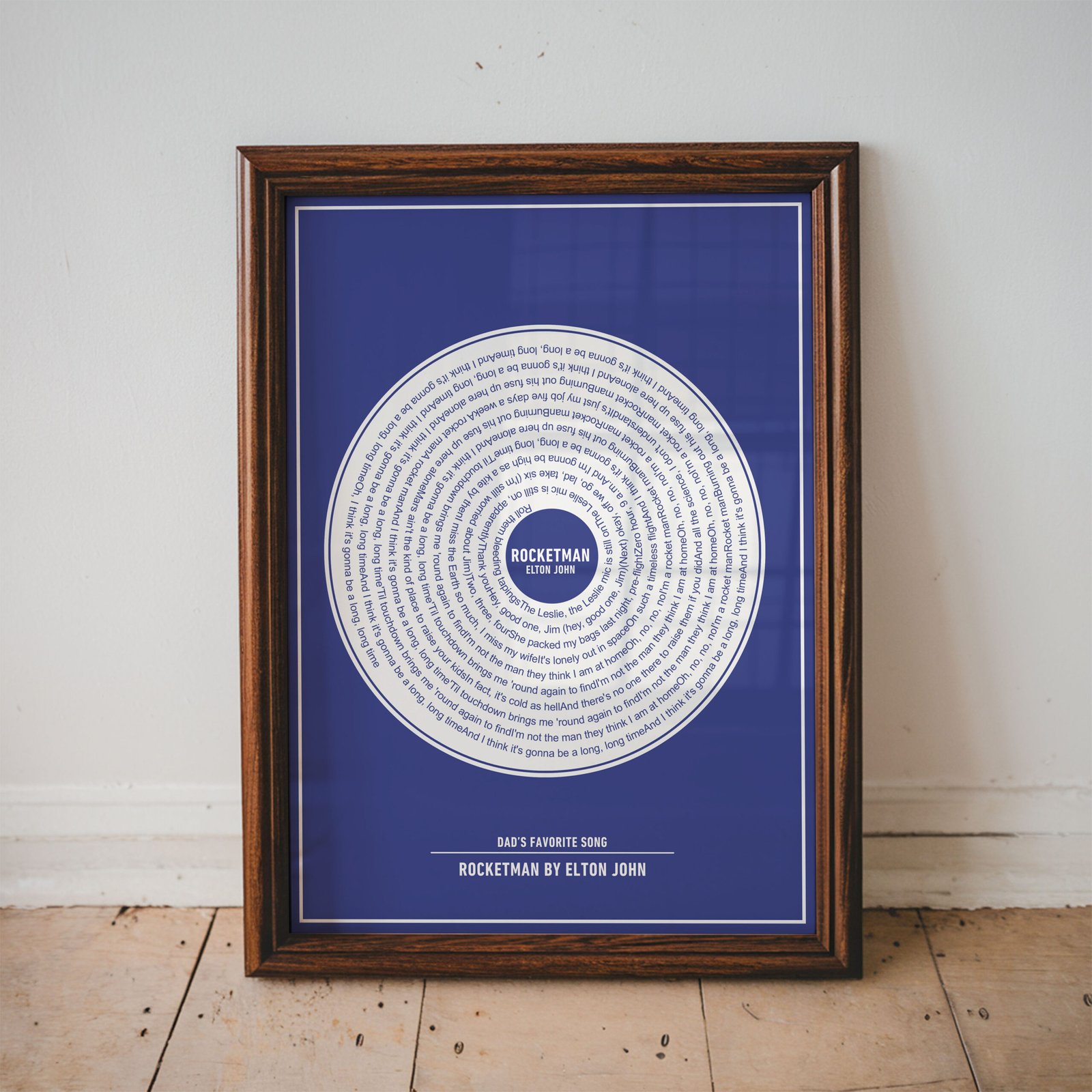 Custom Song Lyric Print - Image 3