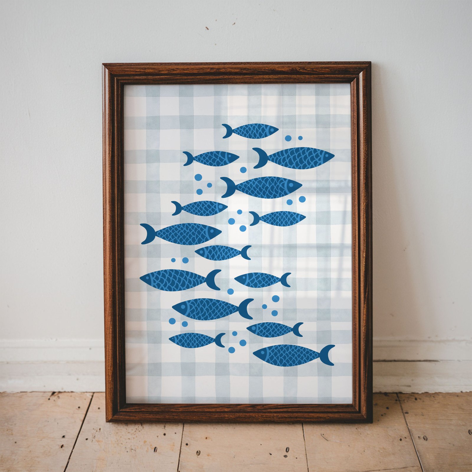 Blue Fish Pattern - Image 3