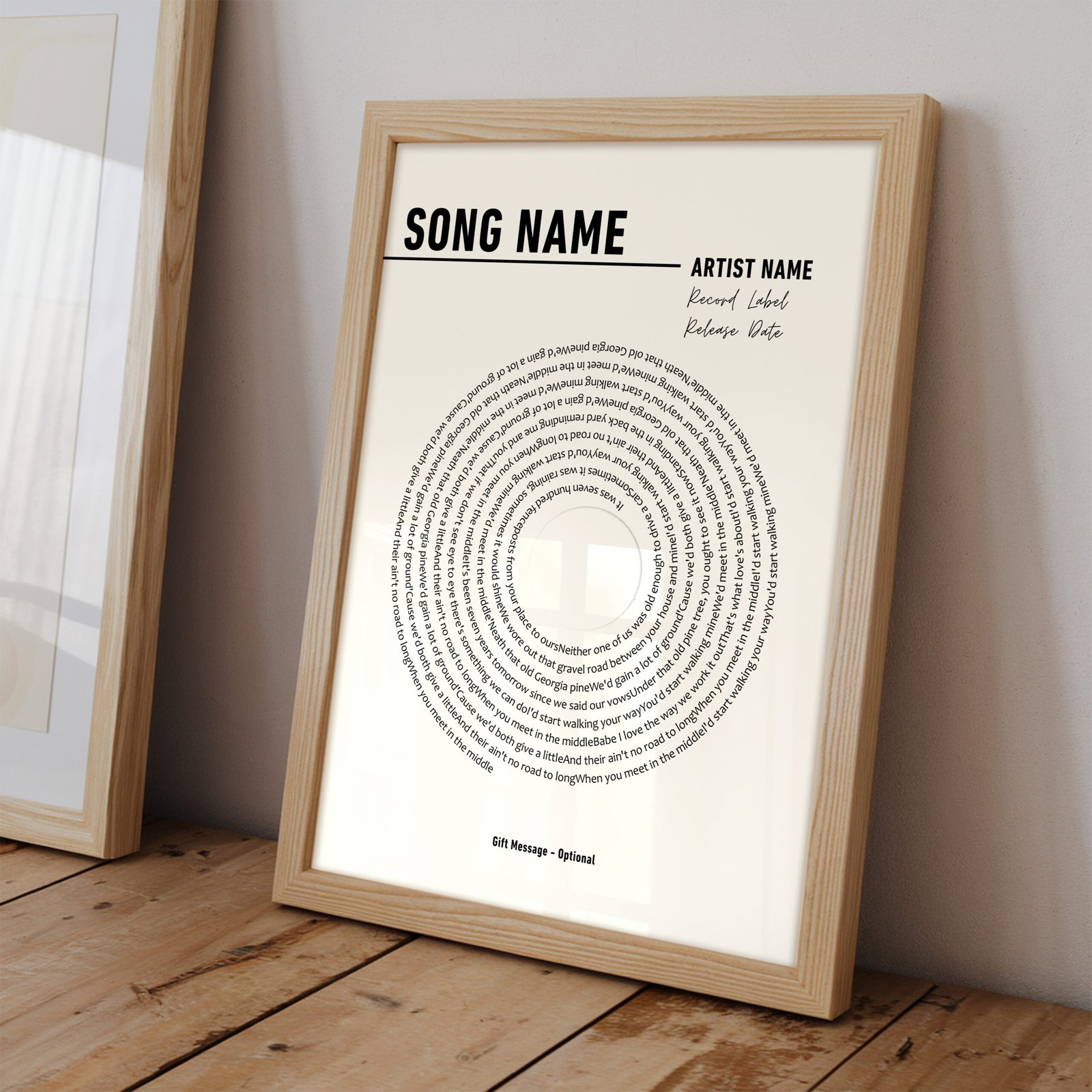 Personalized Song Lyrics Print - Image 2