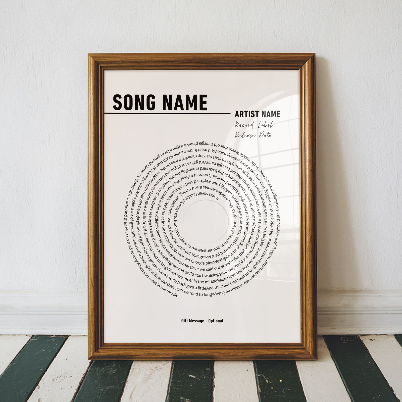 Personalized Song Lyrics Print - Image 3