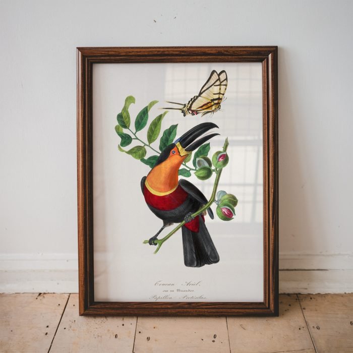 large wall art print brown frame copy
